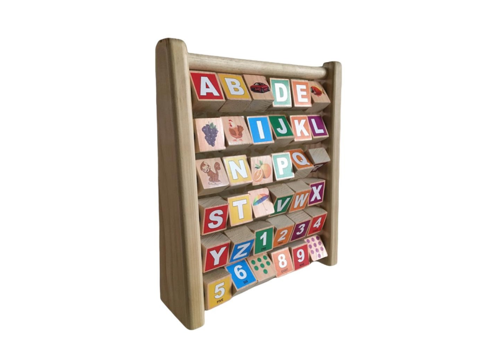 ALPHABET ABACUS STAND